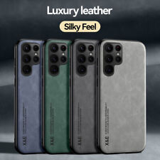 Magnetic Leather Case For Samsung S24 S23 S22 Ultra S21 S20 Plus Note 20 Cover