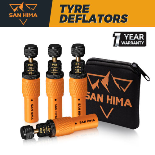 San Hima 4X Tyre Deflators Air Deflator 10~30 PSI Tire Valve Core Tool Portable