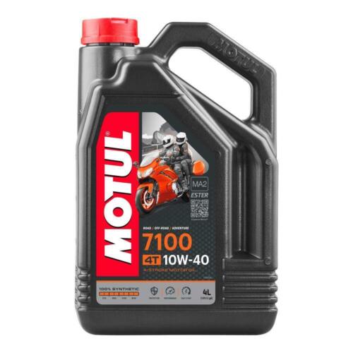 Motul 7100 4T 10W40 100% Synthetic Ester 4 litre motorcycle oil 16-420-04