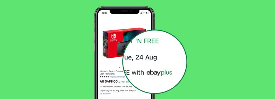 Look for the eBay Plus badge & find value!